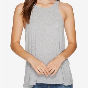 Intimately Free People Long Beach Ribbed High Neck Tank Top *Grey*